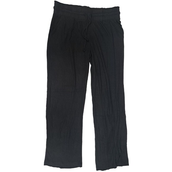Simple Pleasures Women’s Pajama Pants Black Drawstring Waist Medium - Picture 1 of 1